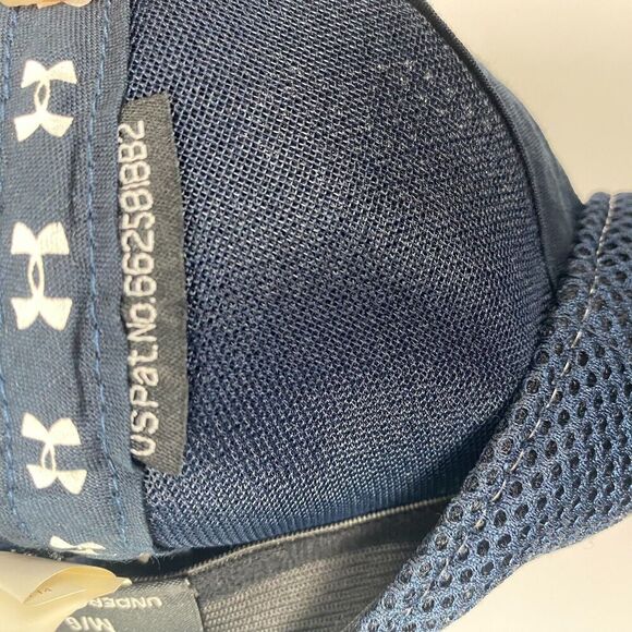 Under Armour Mens Medium/Large Fitted Mesh Baseball hat Logo Golf pre owned - Picture 7 of 13
